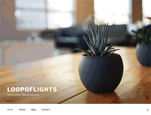 Tablet Screenshot of loopoflights.com